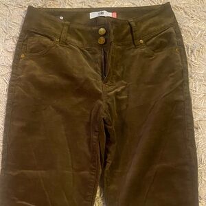 CAbi Olive Corduroy Jeans
